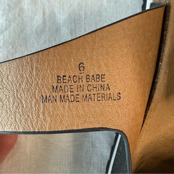 Black Sparkling Boutique Corkys Sandals cork footbed size 6 - Picture 4 of 8